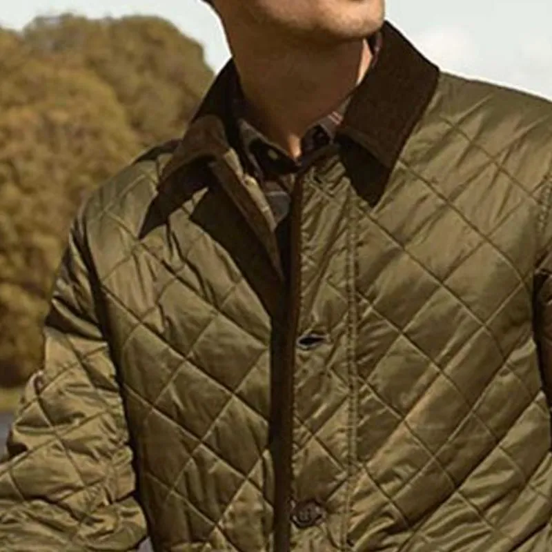 Men's Vintage Classic Quilted Corduroy Lapel Jacket 48533250K sold by Manly product image thumbnail 3