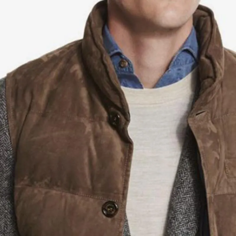 Men's Retro Casual Padded Stand Collar Vest 65041663TO sold by Manly product image thumbnail 2