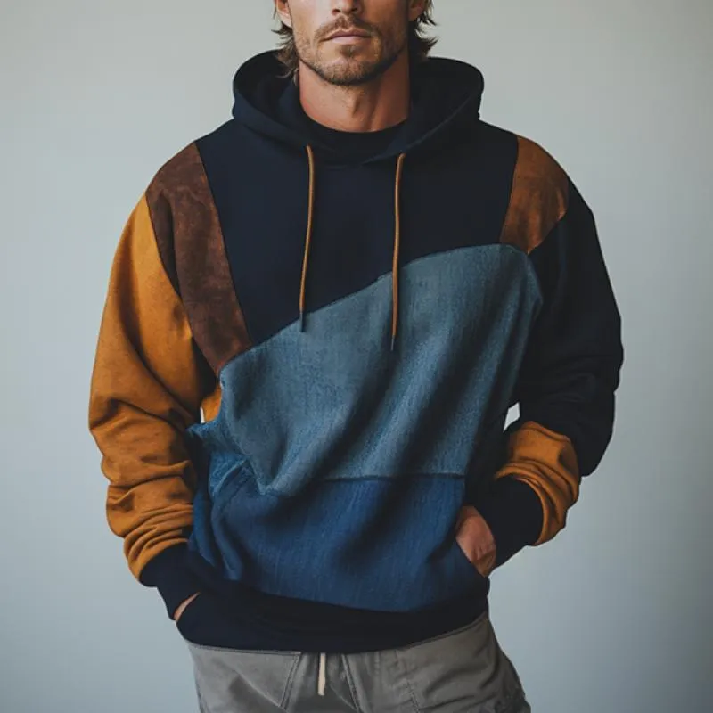 Men's Classic Retro Digital Print Hoodie 98029541F sold by Manly product image thumbnail 2