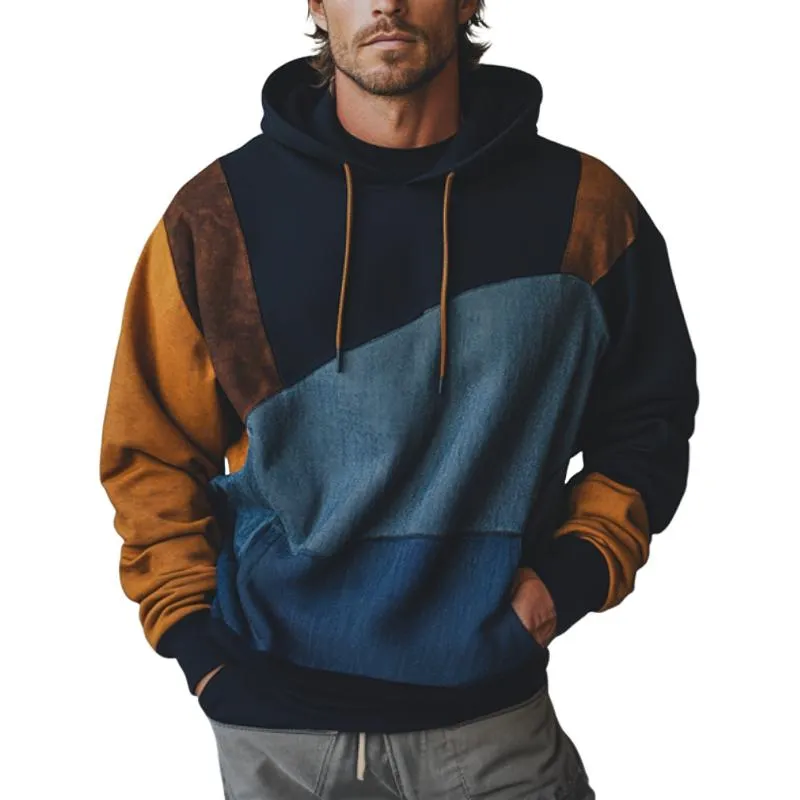 Men's Classic Retro Digital Print Hoodie 98029541F sold by Manly