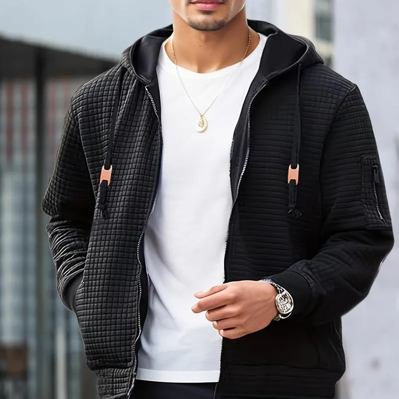 Men's Waffle Sport Hooded Jacket 81377580X sold by Manly product image thumbnail 5