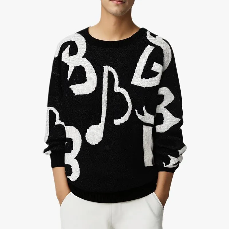 Men's Jacquard Thick Warm Knitted Sweater 12426014U sold by Manly product image thumbnail 2