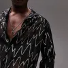 Men's Casual Printed Long Sleeve Shirt 12627417Y sold by Manly
