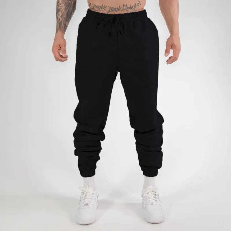 Men's Solid Color Elastic Waist Casual Sports Pants 30839689Z sold by Manly product image thumbnail 4