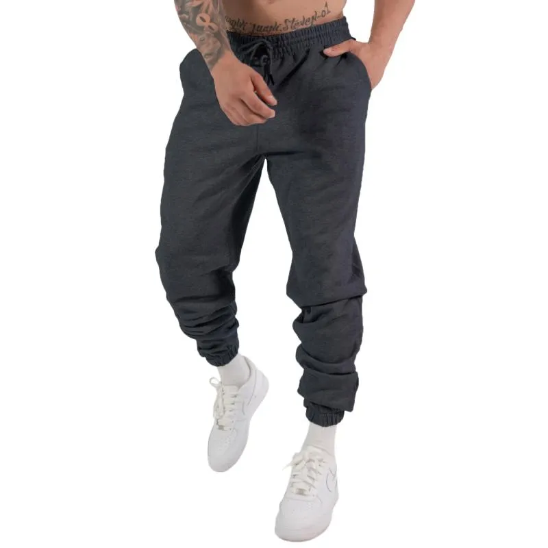 Men's Solid Color Elastic Waist Casual Sports Pants 30839689Z sold by Manly