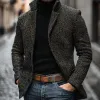 Men's Vintage Herringbone Notch Lapel Single Breasted Slim Fit Blazer 06356223M sold by Manly