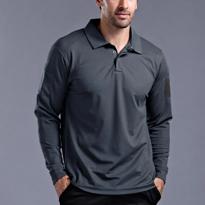 Men's outdoor sports quick-drying long-sleeved T-shirt 40914409K sold by Manly product image thumbnail 2