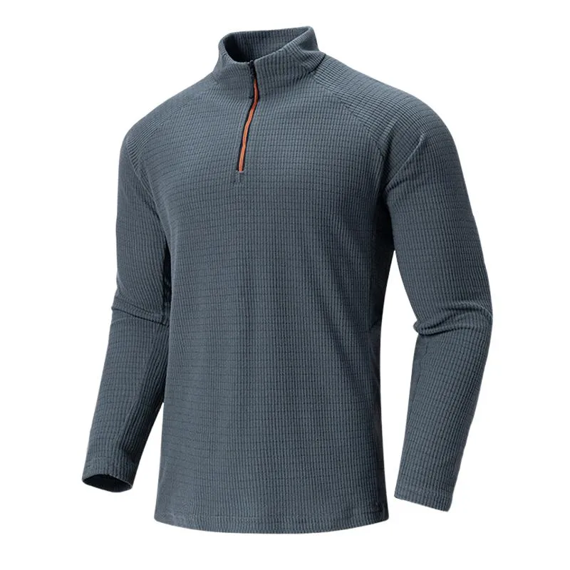 Men's Fleece Stand Collar Warm Pullover Sweatshirt 64337917U sold by Manly product image thumbnail 5