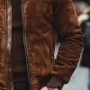 Men's Vintage Suede Stand Collar Jacket 19985087X sold by Manly