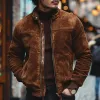 Men's Vintage Suede Stand Collar Jacket 19985087X sold by Manly
