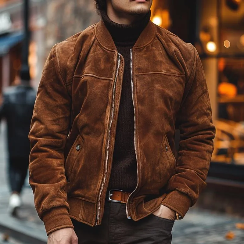 Men's Vintage Corduroy Stand Collar Jacket 74619413X sold by Manly product image thumbnail 3