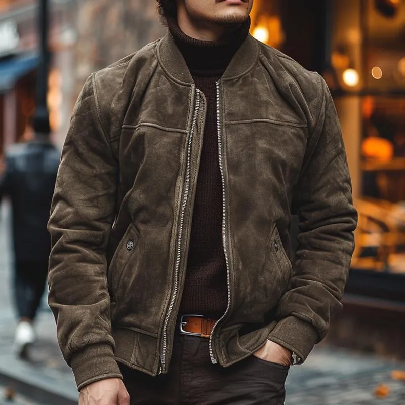 Men's Vintage Corduroy Stand Collar Jacket 74619413X sold by Manly product image thumbnail 2