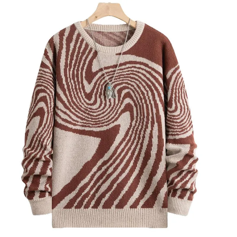 Men's Jacquard Crew Neck Knitted Sweater 06439053U sold by Manly product image thumbnail 4