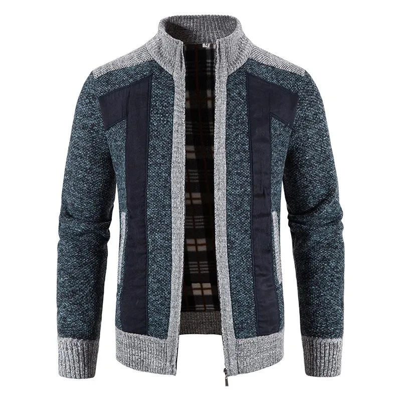 Men's Casual Stand Collar Knitted Jacket 88685440F sold by Manly product image thumbnail 5