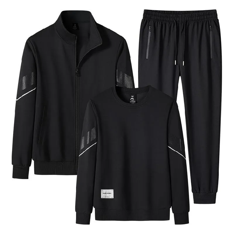 Men's Outdoor Leisure Sweatshirt Hoodie Pants Three-piece Set 65136818F sold by Manly product image thumbnail 3