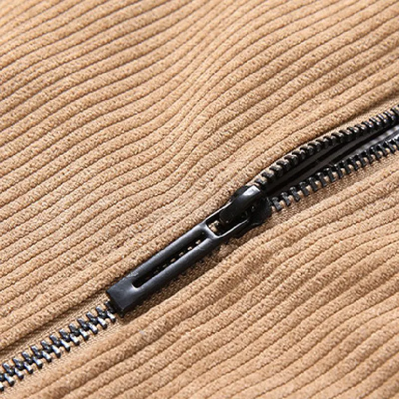 Men's Casual Corduroy Stand Collar Jacket 07339823F sold by Manly product image thumbnail 5