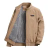 Men's Casual Corduroy Stand Collar Jacket 07339823F sold by Manly