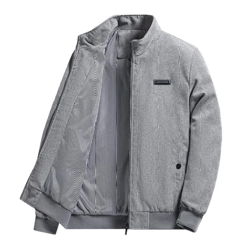 Men's Casual Corduroy Stand Collar Jacket 07339823F sold by Manly product image thumbnail 2
