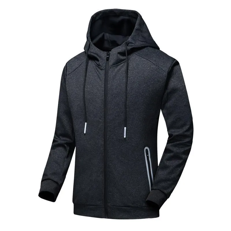 Men's Sports Casual Hooded Sweatshirt Jacket 27227752F sold by Manly product image thumbnail 3