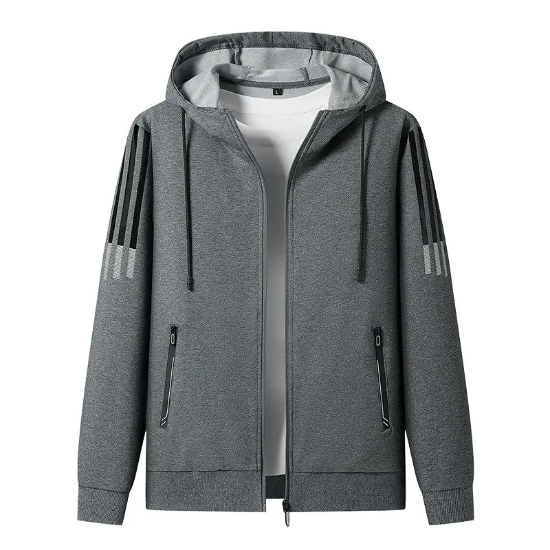 Men's Classic All-match Hooded Sweatshirt Jacket 55797091F sold by Manly