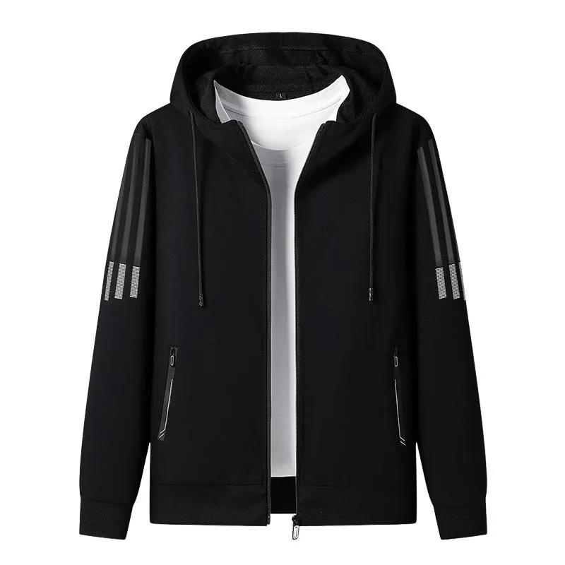 Men's Classic All-match Hooded Sweatshirt Jacket 55797091F sold by Manly product image thumbnail 3