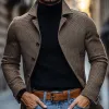 Men's Vintage Houndstooth Notch Lapel Single Breasted Slim Fit Blazer 76167581M sold by Manly