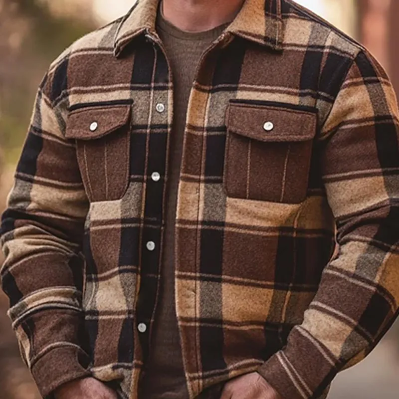 Men's Vintage Check Lapel Jacket 54183913X sold by Manly product image thumbnail 2