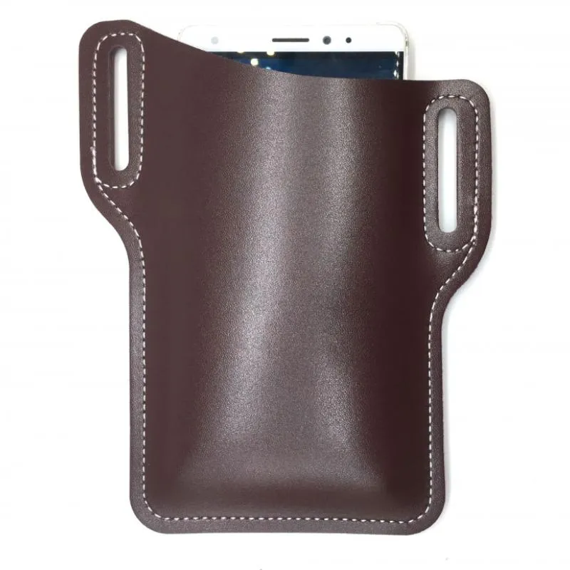 Men's Vintage Outdoor Genuine Leather Mobile Phone Waist Bag 55476577K sold by Manly product image thumbnail 5