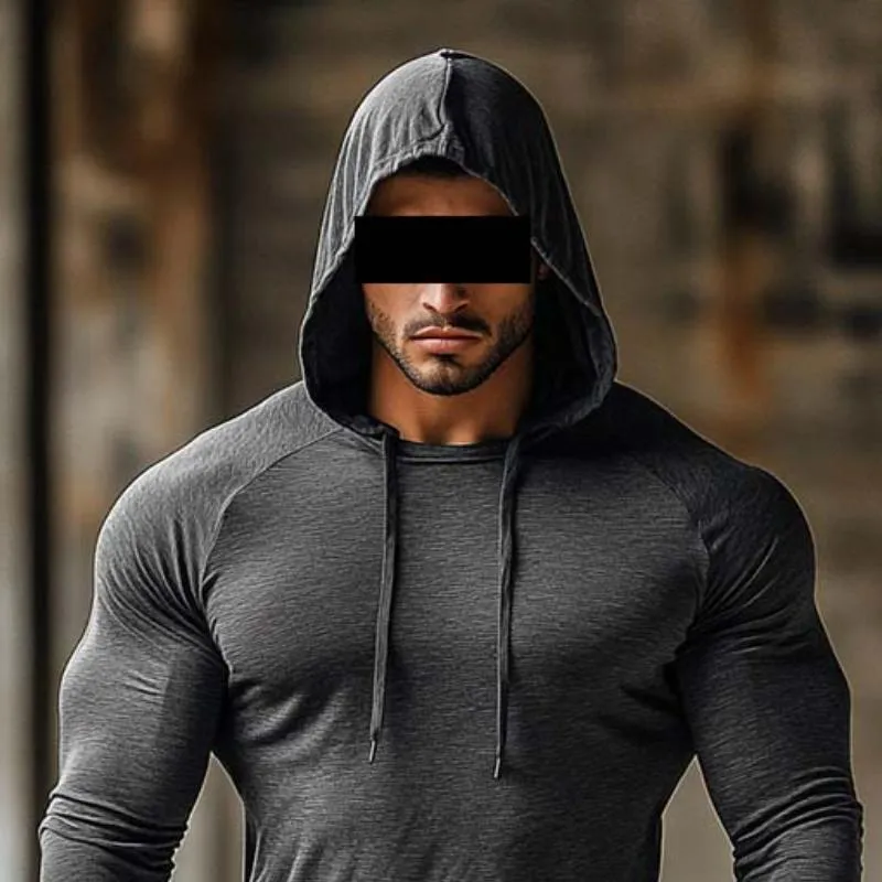 Men's Classic Casual Slim Fit Hooded Long Sleeve T-Shirt 82836949K sold by Manly product image thumbnail 3