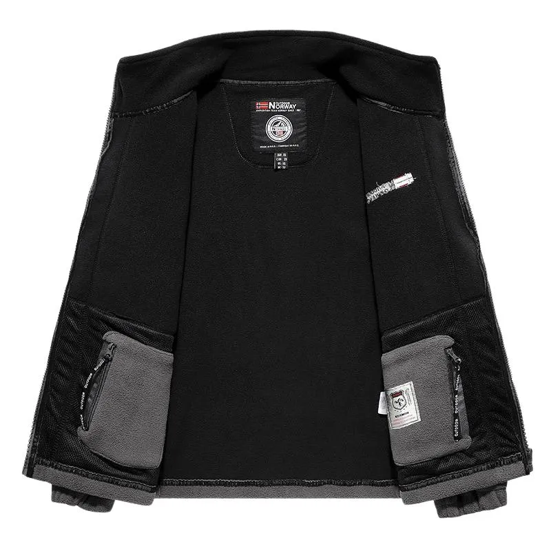 Men's Fleece Thickened Polar Fleece Warm Jacket 51633558U sold by Manly product image thumbnail 2