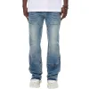 Men's Versatile Patchwork Jeans 60780934U sold by Manly