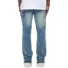 Men's Versatile Patchwork Jeans 60780934U sold by Manly