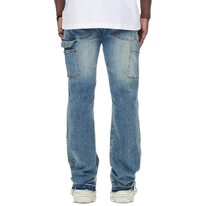 Men's Versatile Patchwork Jeans 60780934U sold by Manly product image thumbnail 5