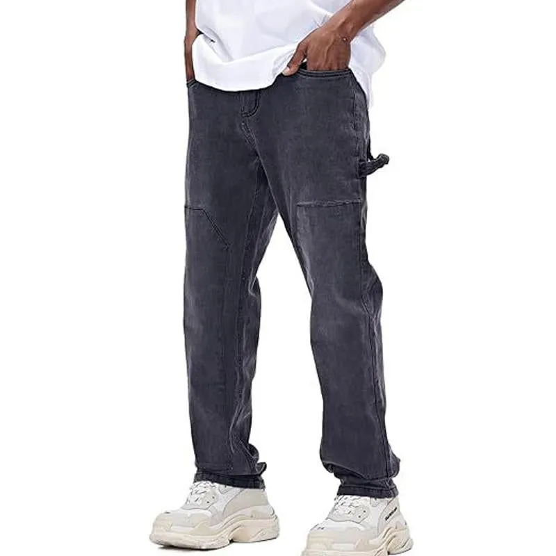Men's Versatile Patchwork Jeans 60780934U sold by Manly product image thumbnail 3