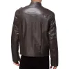 Men's Classic Stand Collar Double Pocket Leather Jacket 82375114F sold by Manly