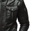 Men's Classic Stand Collar Multi-Pocket Zip Jacket 59004126F sold by Manly