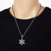 Retro Casual Six-pointed Star Necklace 65906947TO sold by Manly