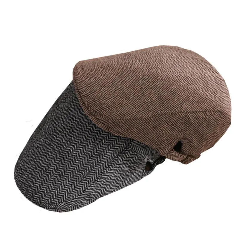 Men's Vintage Casual Herringbone Beret 83306898TO sold by Manly product image thumbnail 2