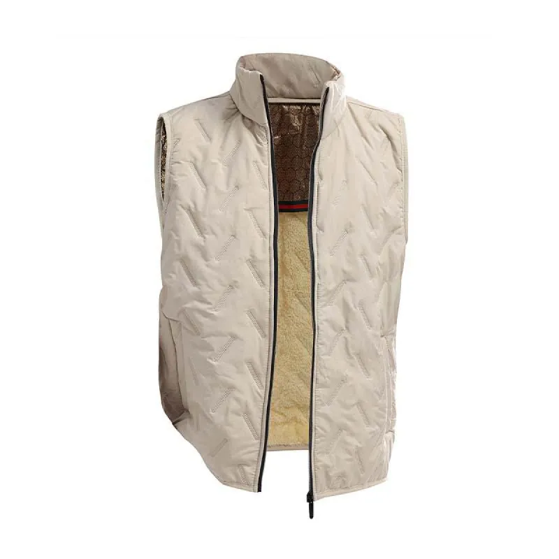 Men's Classic Casual Warm Down Cotton Stand Collar Vest 88142997K sold by Manly