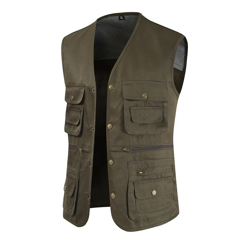 Men's Retro Casual Single Breasted Vest 37019841U sold by Manly