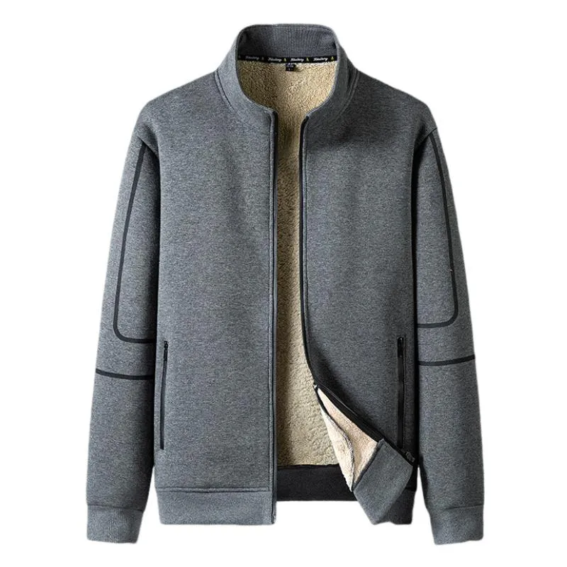 Men's Classic Stand Collar Sherpa Jacket 04822446F sold by Manly