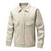 Men's Classic Casual Lapel Leather Jacket 19775422F sold by Manly