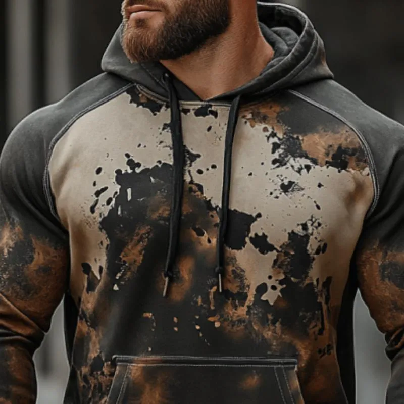 Men's Classic Casual Printed Long Sleeve Hoodie 68187152K sold by Manly product image thumbnail 3