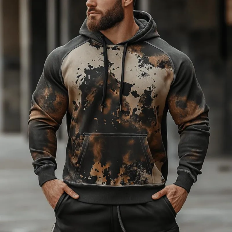 Men's Classic Casual Printed Long Sleeve Hoodie 68187152K sold by Manly product image thumbnail 2