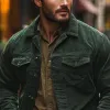 Men's Classic Casual Multi-Pocket Lapel Corduroy Jacket 69458694K sold by Manly