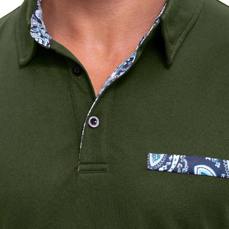 Men's Casual Lapel Short-sleeved POLO Shirt 24729681X sold by Manly product image thumbnail 4