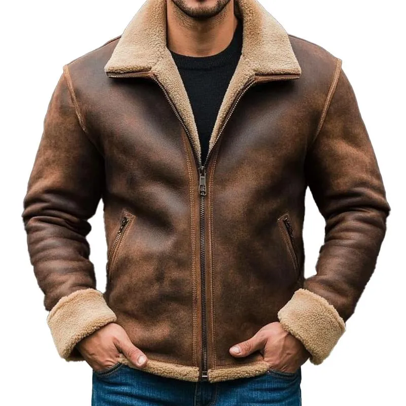 Men's Vintage Panel Zipper Jacket 03138263X sold by Manly