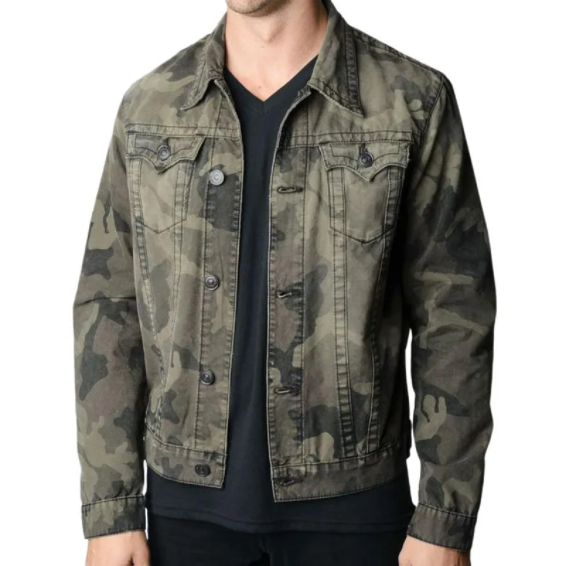 Men's Camouflage Denim Jacket 19234972U sold by Manly