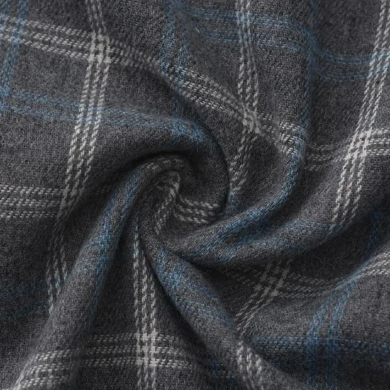 Men's Retro Casual Plaid Lapel Long Sleeve Shirt 10054564TO sold by Manly product image thumbnail 2