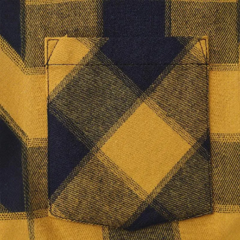 Men's Retro Casual Plaid Lapel Long Sleeve Shirt 71013471TO sold by Manly product image thumbnail 4